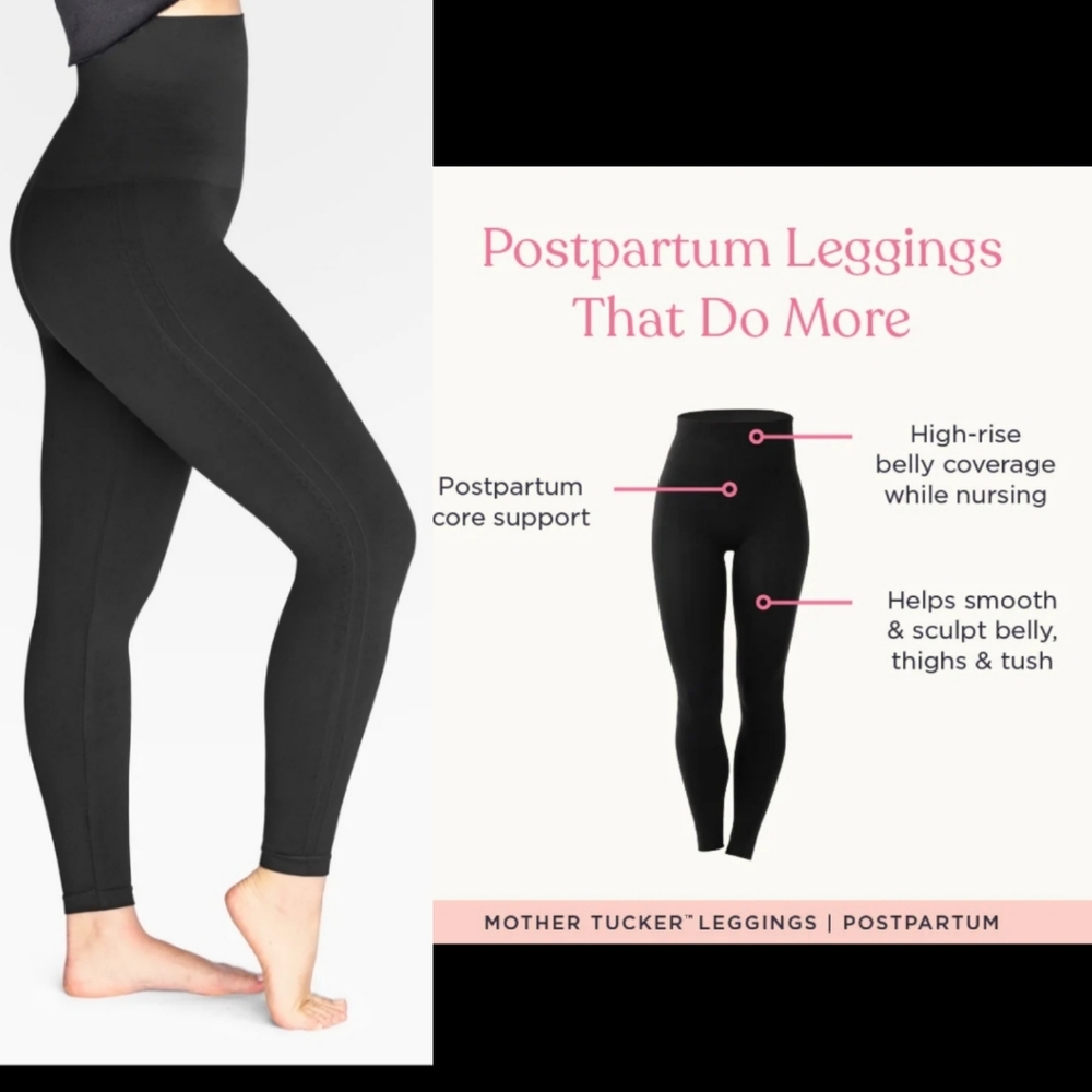 Belly Bandit Mother Tucker PostPartum/Maternity Compression fullLeggings Size L